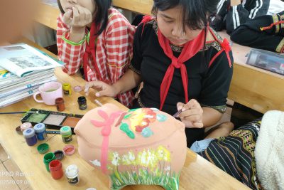Liên Đội PTDTNT THCS thị xã Buôn Hồ phát động phong trào trang trí heo đất